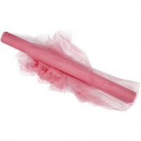 Tule, b: 50 cm, zacht roze, 5m [HOB-44613]