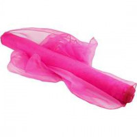 Organza stof, b: 50 cm, roze, 10m [HOB-44663]