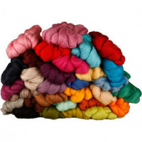 Merino wol,  21 micron, diverse kleuren, Zuid-Afrika / Australië, 32x100gr [HOB-46000]
