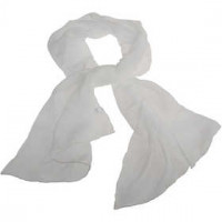 Zijden chiffon sjaal, afm 40x150 cm,  15 g/m2, 1stuk [HOB-48061]