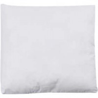 Gevuld kussen, afm 24x24 cm, wit, 100 gr polyester vulling, 1stuk [HOB-49702]