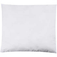 Gevuld kussen, afm 50x50 cm, wit, 300 gr polyester vulling, 1stuk [HOB-49706]