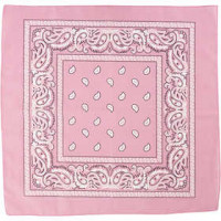 Bandana, afm 55x55 cm, roze, 1stuk [HOB-49742]