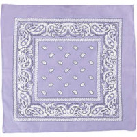 Bandana, afm 55x55 cm, paars, 1stuk [HOB-49744]