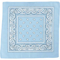Bandana, afm 55x55 cm, lichtblauw, 1stuk [HOB-49745]