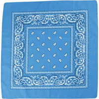Bandana, afm 55x55 cm, petrol, 1stuk [HOB-49746]