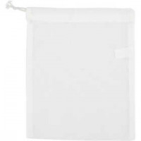 Cotton Fruit Bag, size 21x25 cm, 130 g/m2, 1 pc, white [HOB-499701]