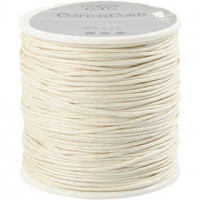 Katoenkoord, dikte 1 mm, off-white, 40m [HOB-51568]