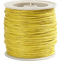 Katoenkoord, dikte 1 mm, geel, 40m [HOB-51569]