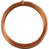 Alu draad, dikte 2 mm, koper, rond, 10m [HOB-518326]