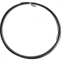 Alu draad, b: 15 mm, dikte 0,5 mm, zwart, plat, 2m [HOB-518331]