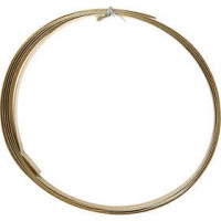 Alu draad, b: 15 mm, dikte 0,5 mm, goud, plat, 2m [HOB-518334]