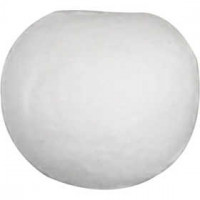 Ballen, d: 12 mm, wit, katoen, 300stuks [HOB-54001]