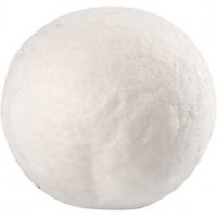 Ballen, d: 15 mm, wit, katoen, 20stuks [HOB-540020]