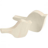 Vogels, h: 12+14,5 cm, b: 7+8,5 cm, triplex, 6sets, dikte 2 cm [HOB-54402]