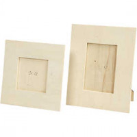 Fotolijst, 2e keuze, afm 16x16+16x20 cm, uitsnede: 8x8+7,5x11 cm, 100stuks [HOB-56807]