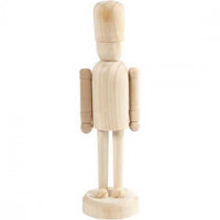 Figure, H: 45 cm, 1 pc, birch [HOB-56817]