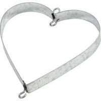 Hart, afm 7x7 cm, dikte 9 mm, 6stuks [HOB-59353]