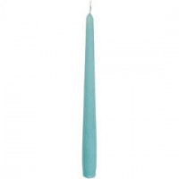Kaars, turquoise, d: 2,2 cm, h: 24,5 cm, 4stuks [HOB-597008]
