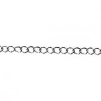 Jasseron, b: 3 mm, verzilverd, 2m [HOB-602330]