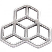 Sieraden hanger,  30 mm, verzilverd, 1stuk [HOB-61165]