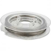 Sieradendraad, dikte 0,38 mm, zilver, 7 strengen, 10m [HOB-61520]