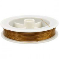 Sieradendraad, dikte 0,38 mm, goud, 100m [HOB-61584]