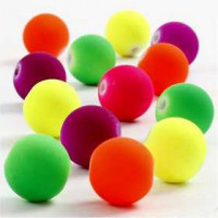 Neon kralen, d: 12 mm, gatgrootte 2 mm, 200gr, circa 200  stuk [HOB-69844]