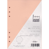 Agenda Vulling A5 Dotted, 6 Rings, Zalm (1 st) [BOP-A5DL]