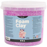Foam Clay®, paars, glitter, 560gr [HOB-780840]