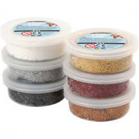 Foam Clay® , kleuren assorti, metallic, 6x14gr [HOB-78810]