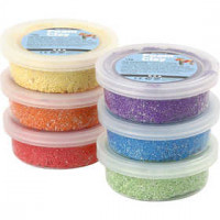 Foam Clay® , kleuren assorti, metallic, 6x14gr [HOB-78811]