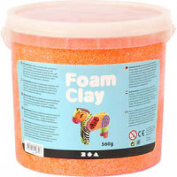 Foam Clay®, neon oranje, 560gr [HOB-78828]