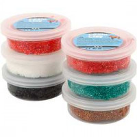 Foam Clay®, kleuren assorti, Kerstmis, 6x14gr [HOB-78844]