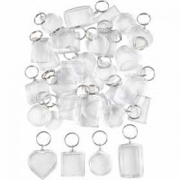 Sleutelhangers, afm 40-50 mm, 100stuks [HOB-99479]