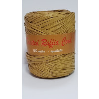 Raffia Gedraaid Koord Bruin 150 meter (1 rol) [HV-RAFB]