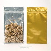 Gripzakken Transparant/Goud 10,2x16,5cm (100 stuks) [HZBB5CG]