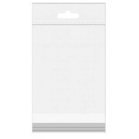 Headerbags 5x10cm Hersluitbaar en Kristalhelder (100 stuks) [HB510]