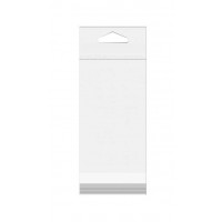 Headerbags 8,1x22,7cm Hersluitbaar en Kristalhelder (100 stuks) [HB38]