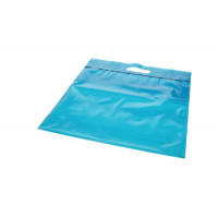 Draagtassen Plastiek Blauw 22,9x8,2x18,4cm 75 Micron (100 stuks) [ZH13BL5]