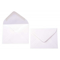 Enveloppen Wit 9,4x6,8cm Premium Opaak (50 stuks) [E150]