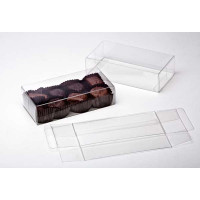 Plastiek Doosjes voor Chocolade 7x3,7x14cm Voedselveilig (25 stuks) [FPB230]