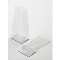Blokbodemzakken Superhelder 8,9x5,7x24,8cm met papieren kaart (100 stuks) [FGPB15]