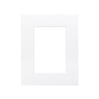 Passepartout "inschuif" 20,3x25,4cm Wit met 11,5x16,5cm Venster (10 stuks) [MS40001]