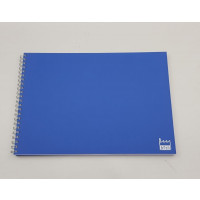 Schetsboek A3 Wit Blanco Papier omslag Donker Blauw (1 st) [BOP-SCHBA3DBL]