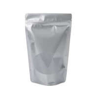 Stazakken Zilver met ovaal Venster 15x9x23,2cm | 312 gram (100 stuks) [ZBGO7S]
